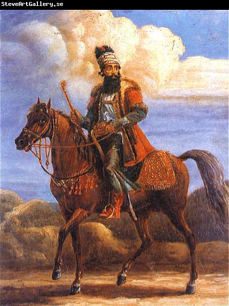 Aleksander Orlowski Persian dignitary on horseback
